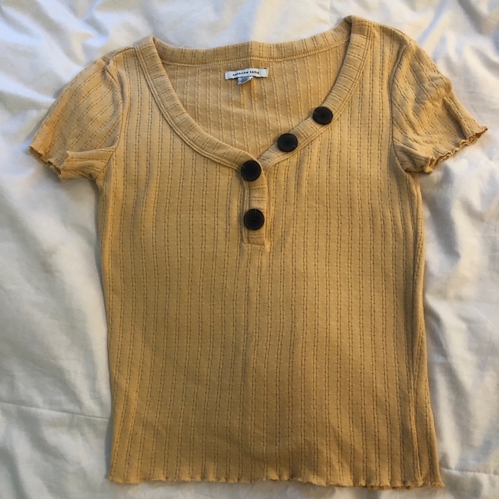 Short Sleeve American Eagle Top